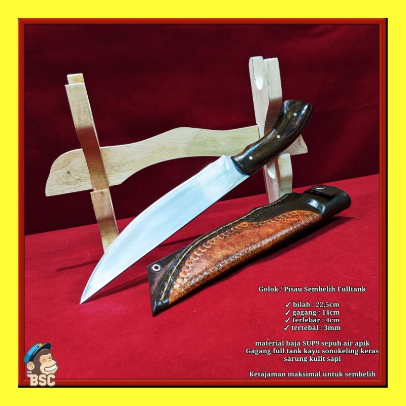 PISAU SEMBELIH TAJAM FULLTANK SUP9