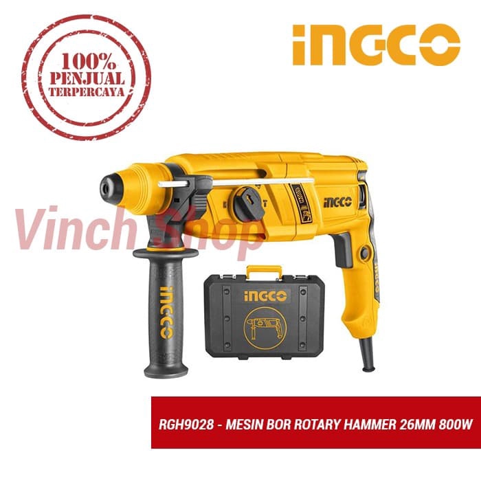 MESIN BOR ROTARY HAMMER DEMOLITION UNTUK BOBOK INGCO RGH9028