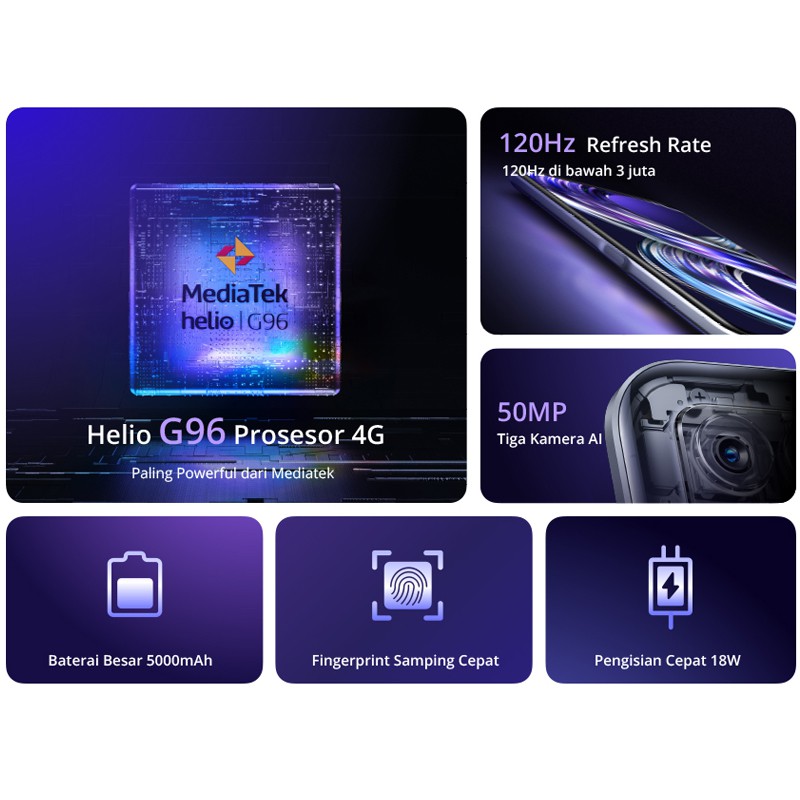 realme 8i RAM 4GB/6GB ROM 64GB/128GB Garansi Resmi Original handphone realme murah HP realme 8i baru 2021terbaru bisa cod bisa cicilan 0% bunga pinjaman Gratis ongkir 100% 4gb+64gb/6gb+128gb-3