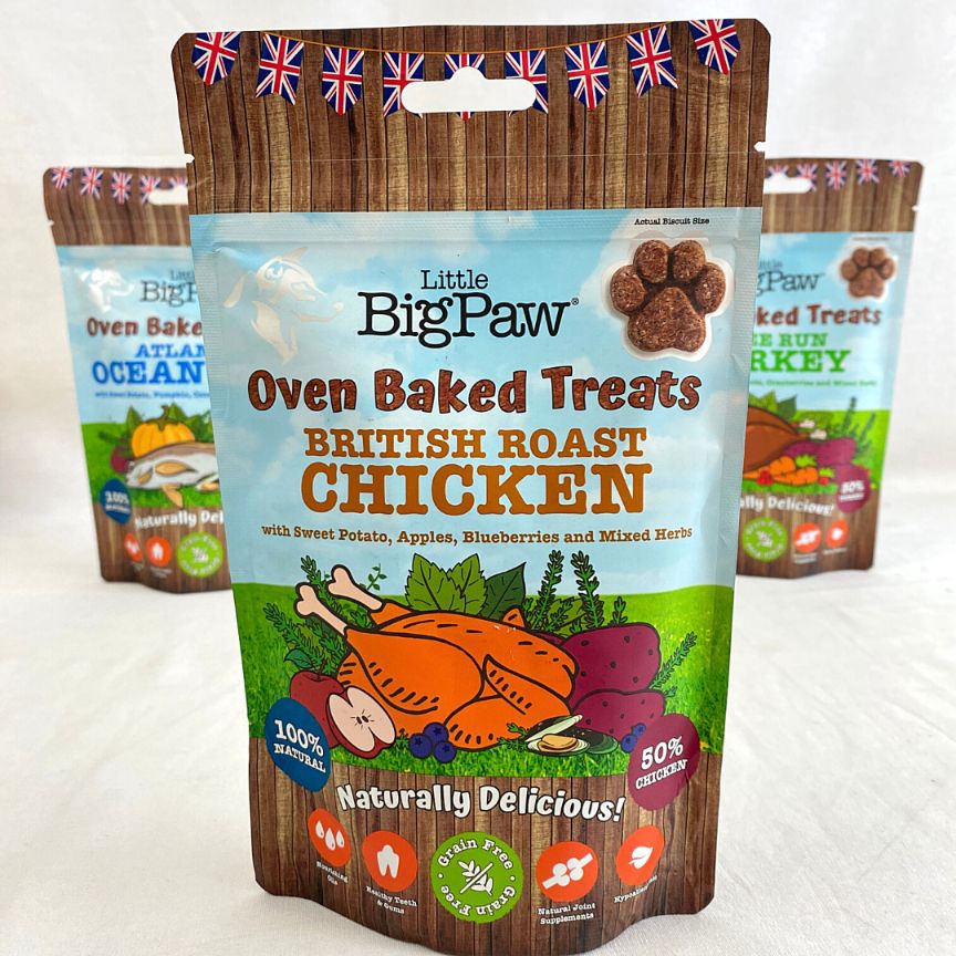 

LITTLEBIGPAW Snack Anjing OVENBAKED Chicken Treats 130g