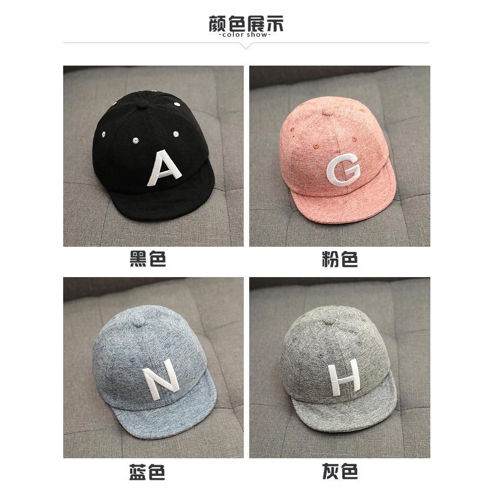 Topi Baseball Anak Laki-laki / Perempuan Gaya Korea Import HT14