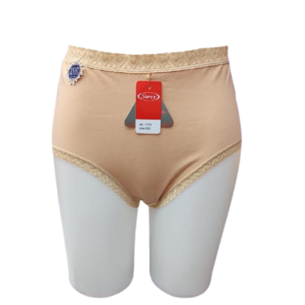 Celana Dalam Wanita JUMBO Sorex 1172 - Women Underpants size QQL QXL Warna Polos Motif Renda Bunga Love