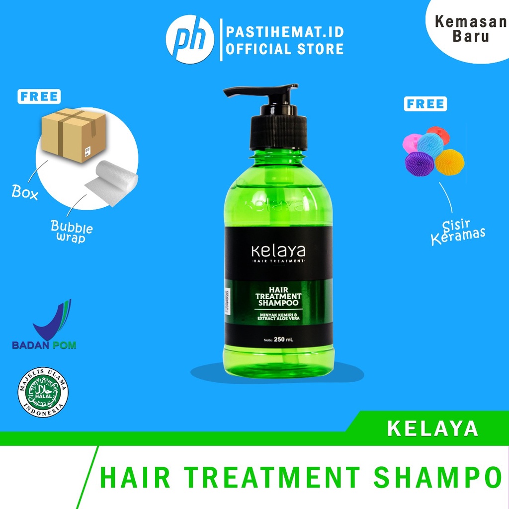 SHAMPOO Kelaya Hair Treatment sampo untuk RAMBUT RONTOK DAN KEBOTAKAN SAMPO KELAYA