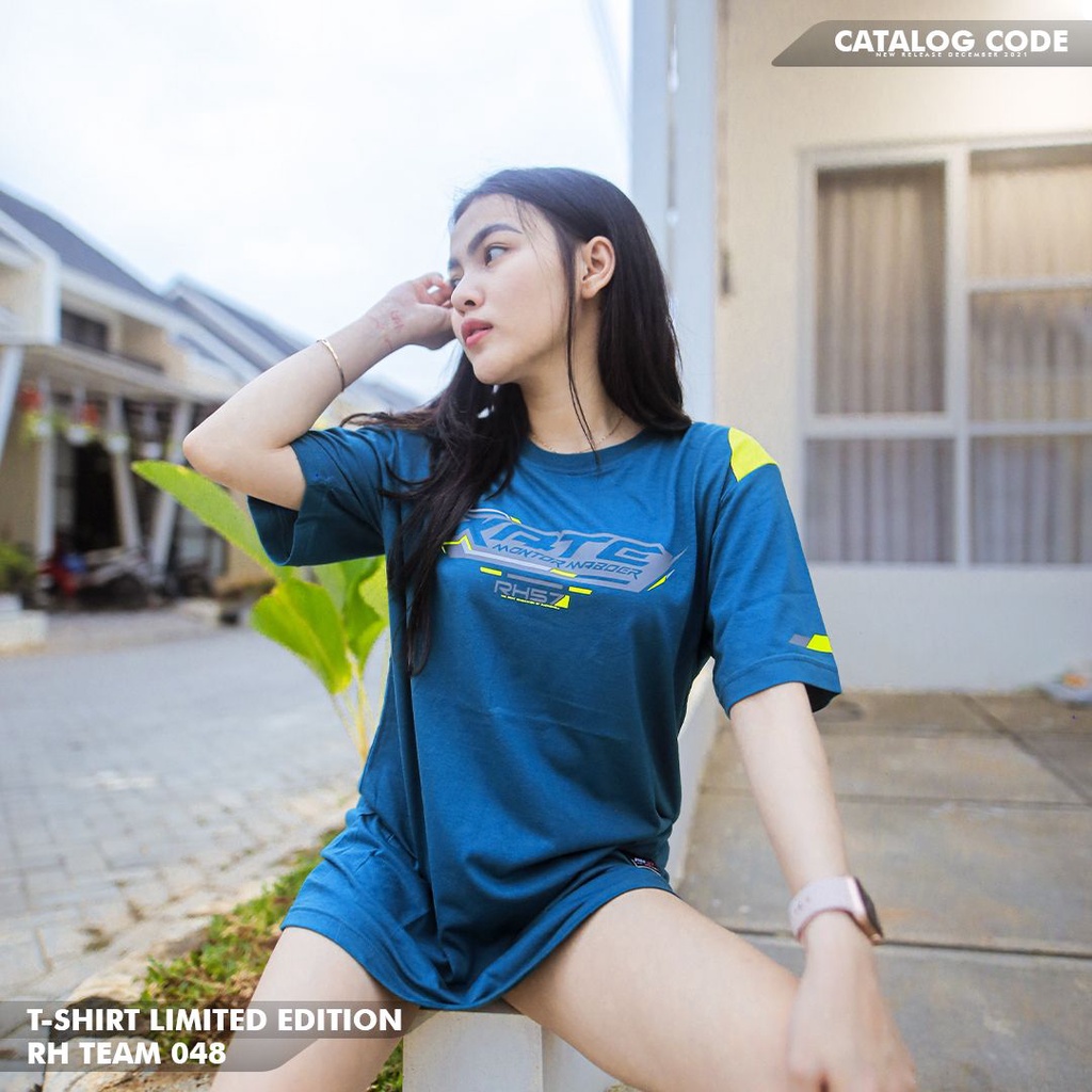 [ PROMO BELI 2 ONGKIR 1 ] KAOS RH57 ORIGINAL RH TEAM 048 KAOS RACING HELL POLOS MOTIF PRIA WANITA TE