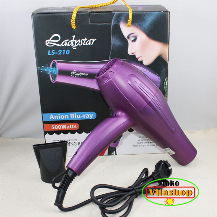 Hairdryer  Salon LADYSTAR LS-210 Original , alat pengering rambut , hair dryer Besar Berkwalitas