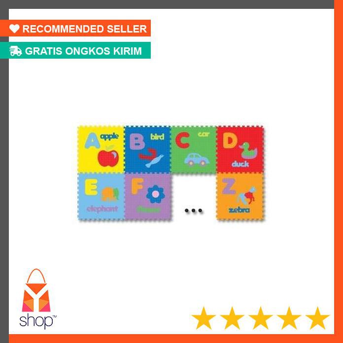 SALE ! EVAMATS / EVAMAT - PUZZLE LANTAI ABJAD HURUF + GAMBAR