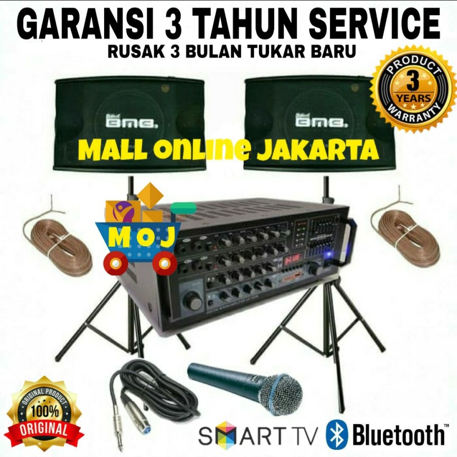 Paket karaoke BMB 10 inch paketan sound system masjid cafe restoran