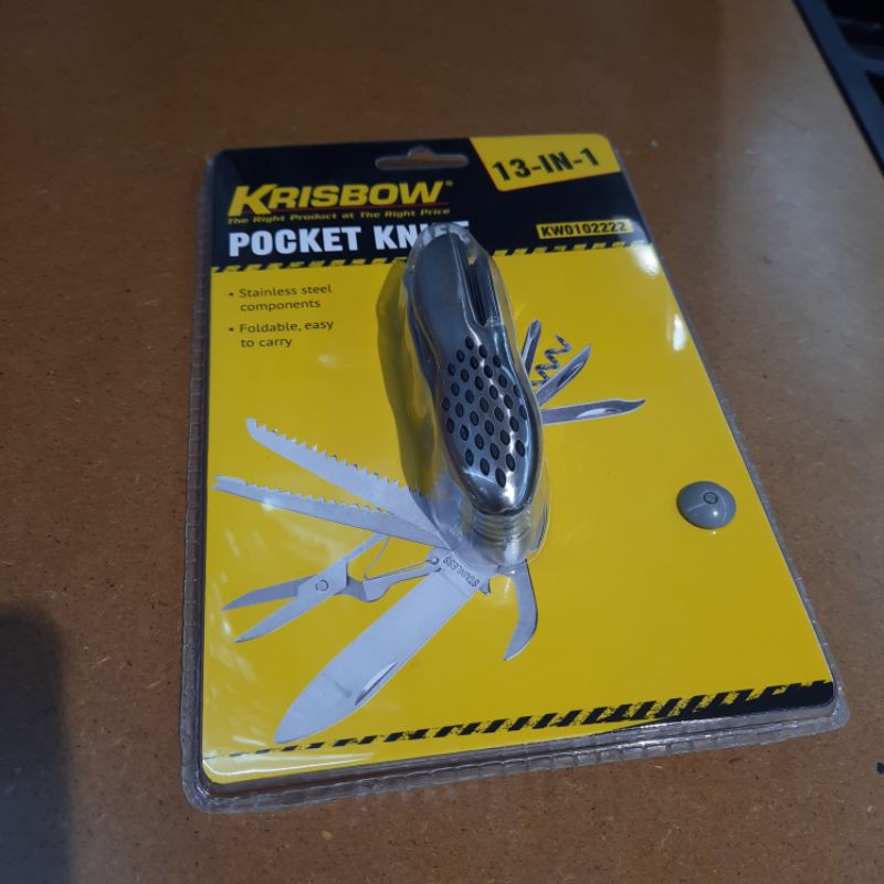Pisau Lipat Serbaguna Krisbow 13 in 1