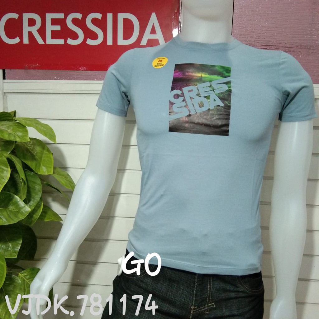 gos CRESSIDA+ KAOS FASHION 100% ORIGINAL Atasan Baju Pria JUNIOR - VJDK.781174