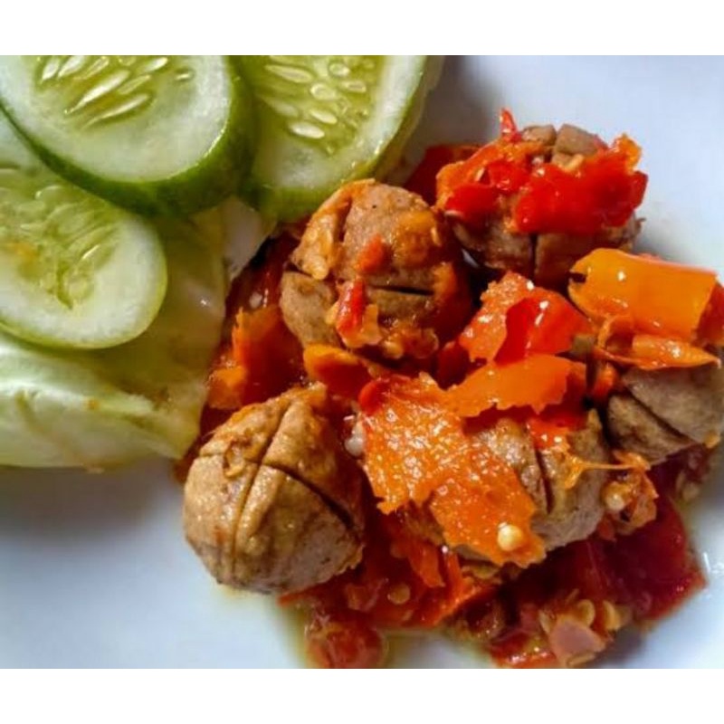 

balado baso goreng gurih dan pedas