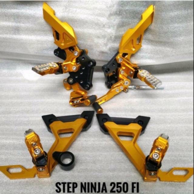 Underbone Ninja 250 Fi underbone ninja 250 karbu step depan dan belakang set