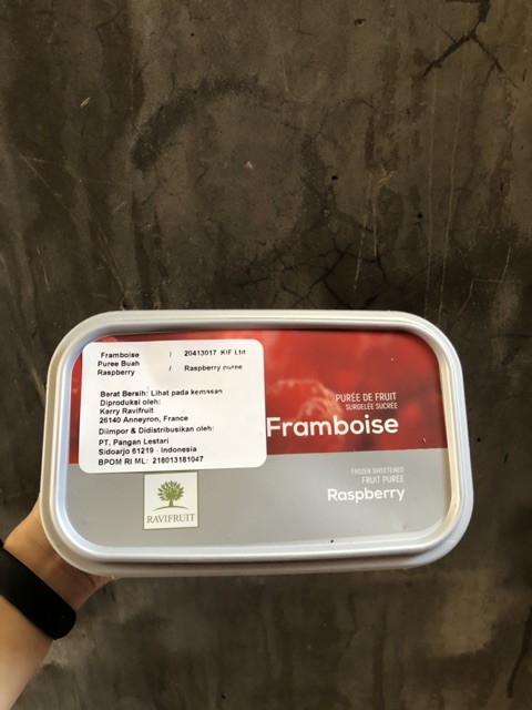 RaviFruit Raspberry 1 KG / Framboise / Puree Raspberry / Pure Buah Raspberry