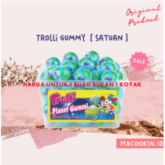 

『Perdana』 Trolli Planet Gummy / Gummi Permen Korea 1 buah Permen Jelly Trolli Gummy NONHALAL