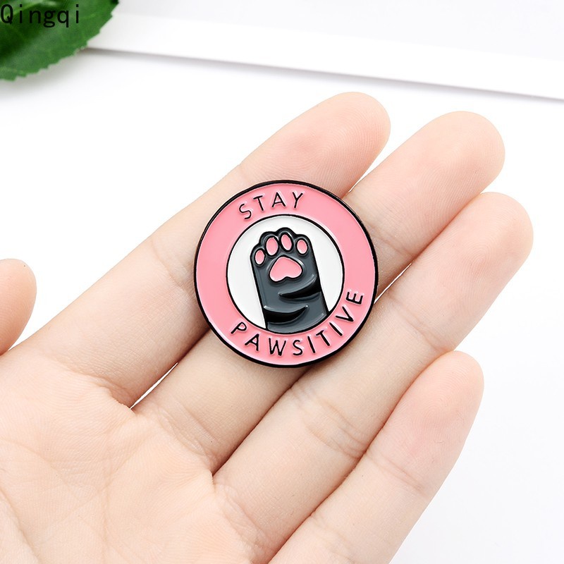 Bros Pin Enamel Desain Kartun Cakar Kucing Untuk Hadiah