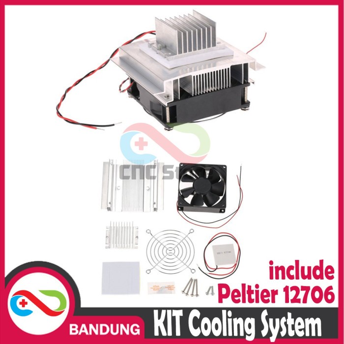 PELTIER COOLING SYSTEM KIT PELTIER TEC-12706 LENGKAP