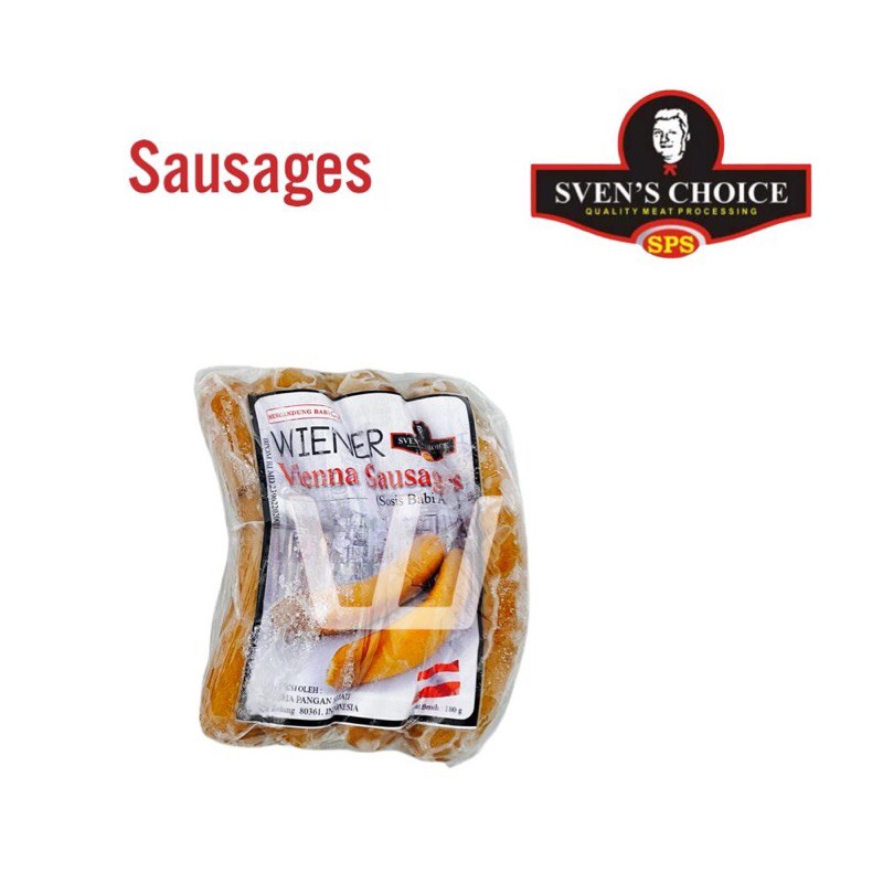 

Svens Choice Sosis Babi Premium Wiener Vienna 200G 4 Pcs