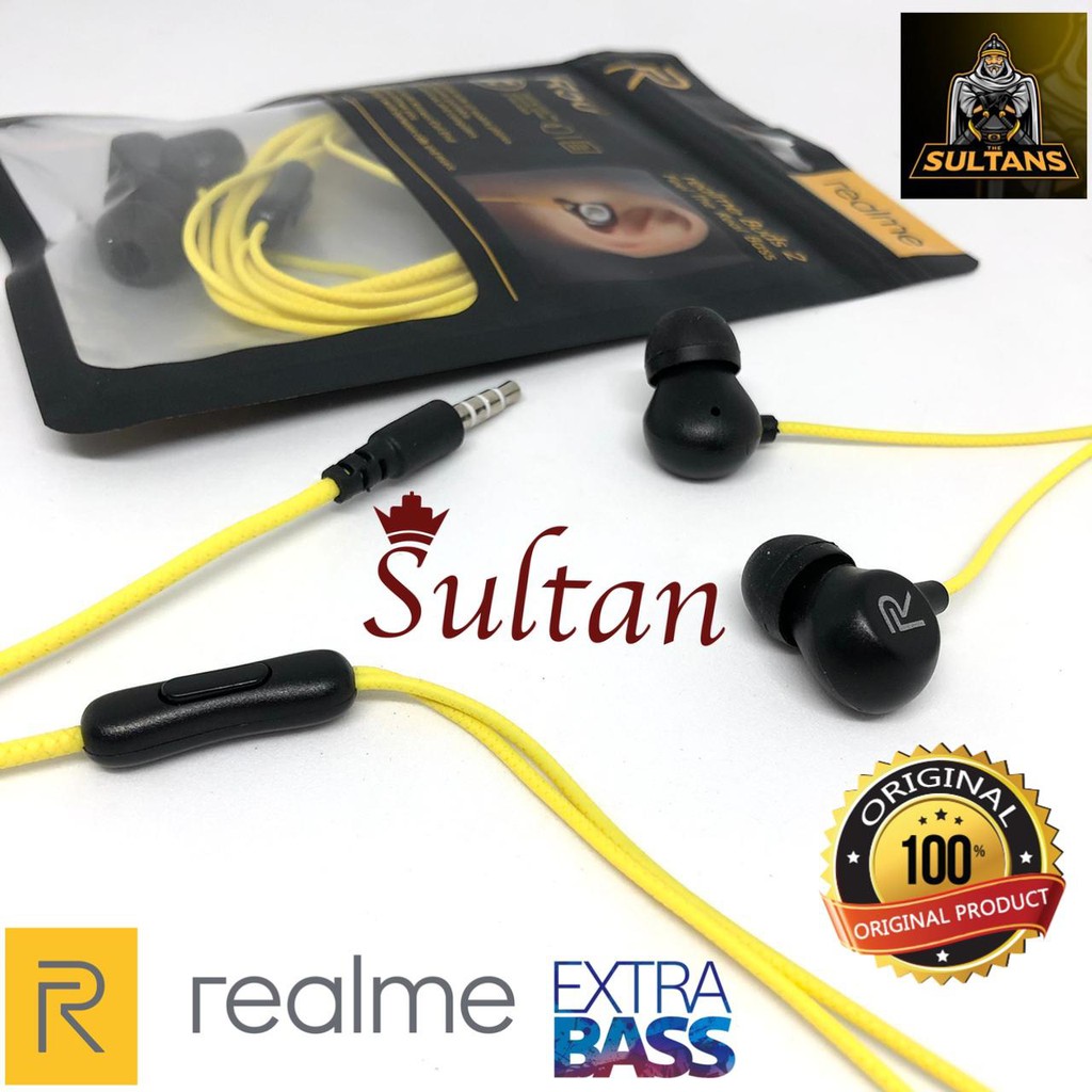 Headset Earphone Realme Stereo R50 Handsfree Hf Realme R50 Stereo