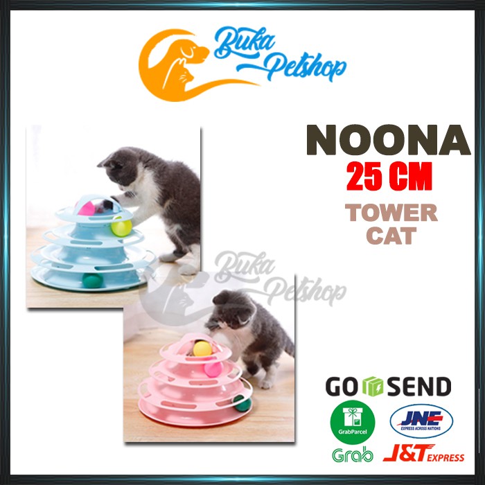 Mainan Kucing TOWER TRACK CAT CIRCULAR TOY NOONA