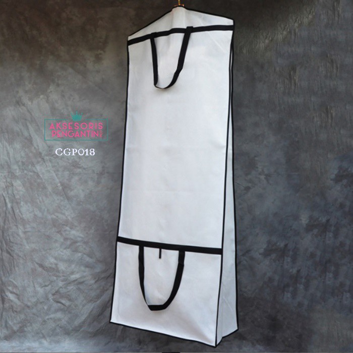 [BISA COD] COVER GAUN PENGANTIN TAS BAJU DRESS ASESORIS WEDDING CGP018