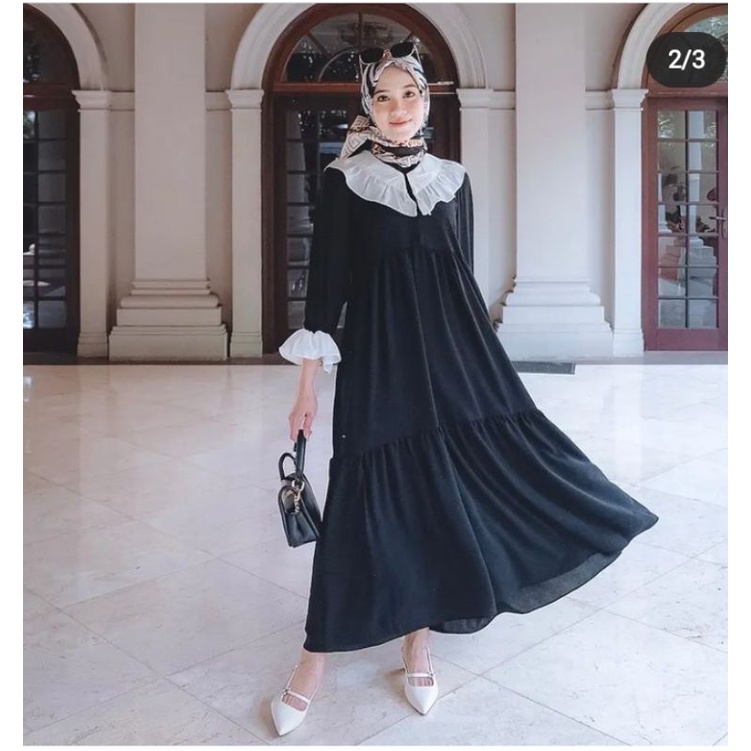 Sofia dress BLACK READY abinaya