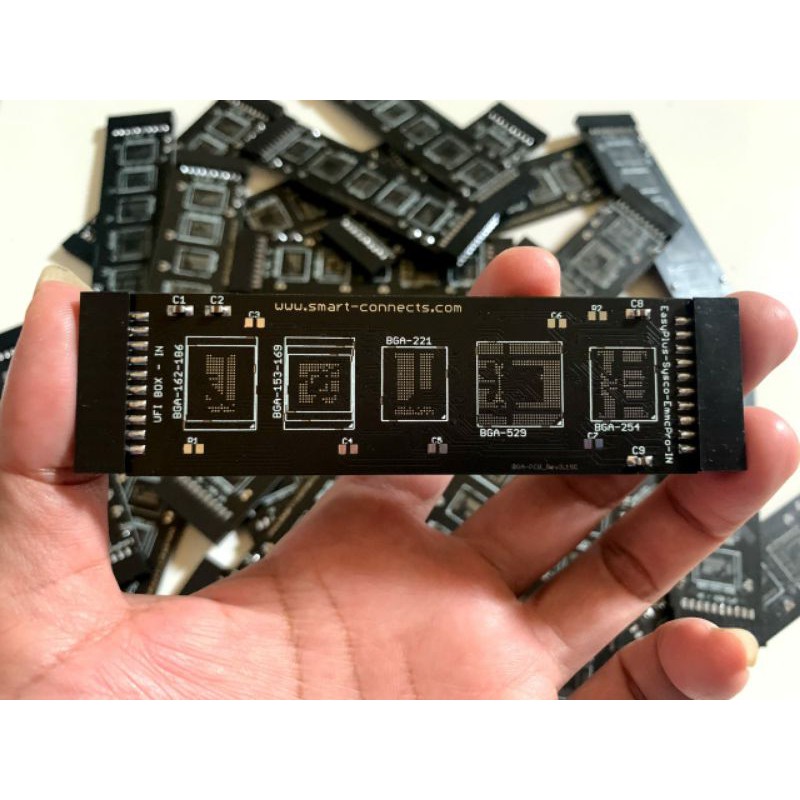 BGA UFI Soldering Adapter Box Emmc Pro Sysco SyscoBox Easy Plus UFI 162 186 153 169 221 529 254