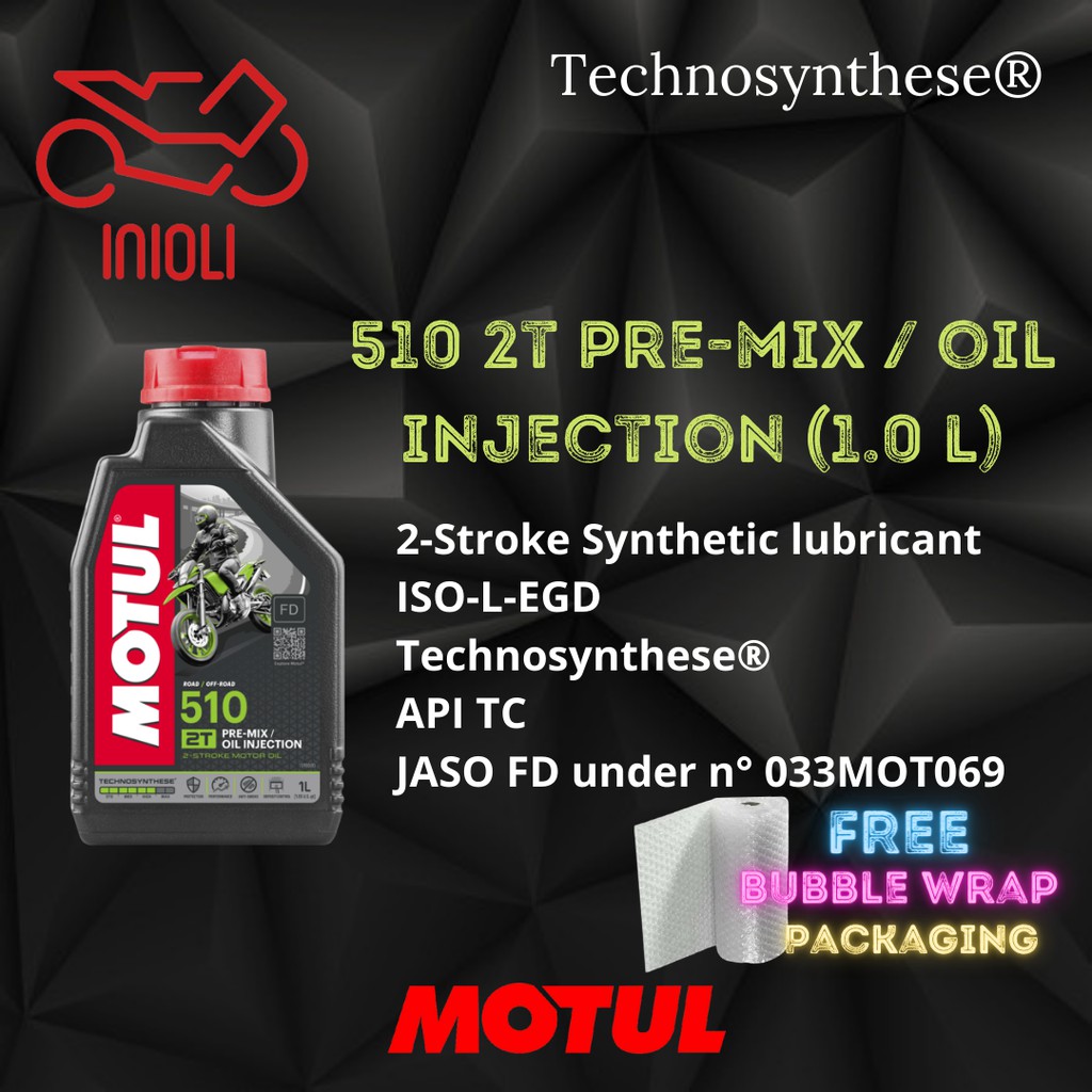 Aceite HC-Sintético MOTUL 510 Para 2 Tiempos