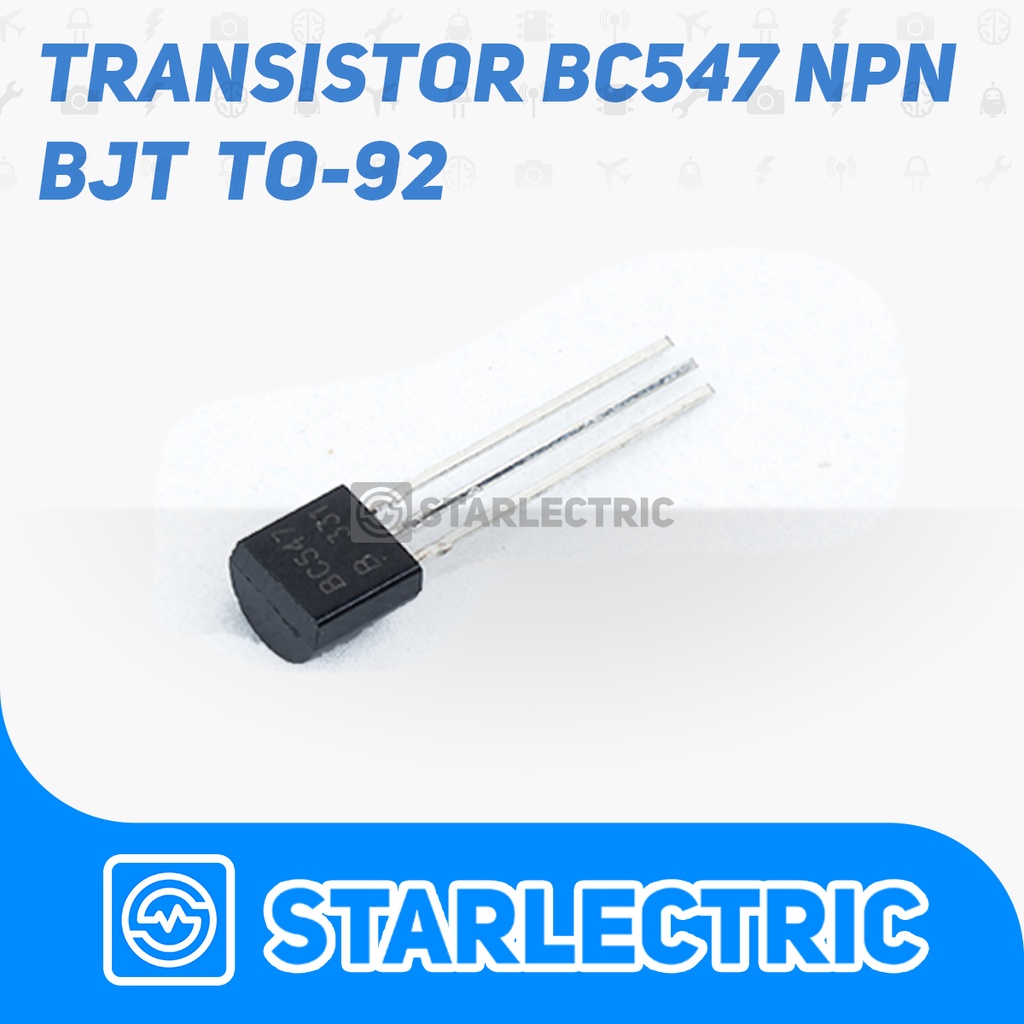 Transistor BC547 NPN General Purpose BJT TO90 BC 547 Amplifier