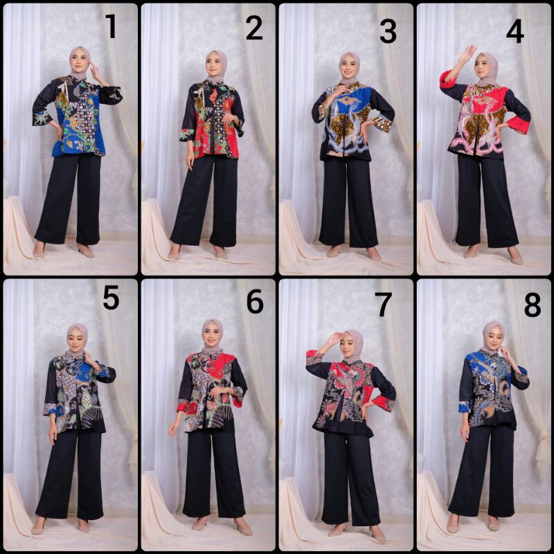 baju batik wanita blouse batik atasan batik~baju batik kantor