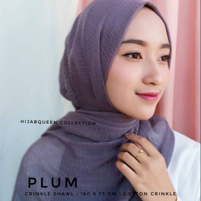 bahan pashmina crinkle shawl