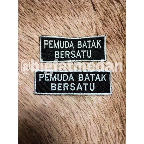 Patch Logo, Bordir logo, Emblem bordir / Tulisan PBB