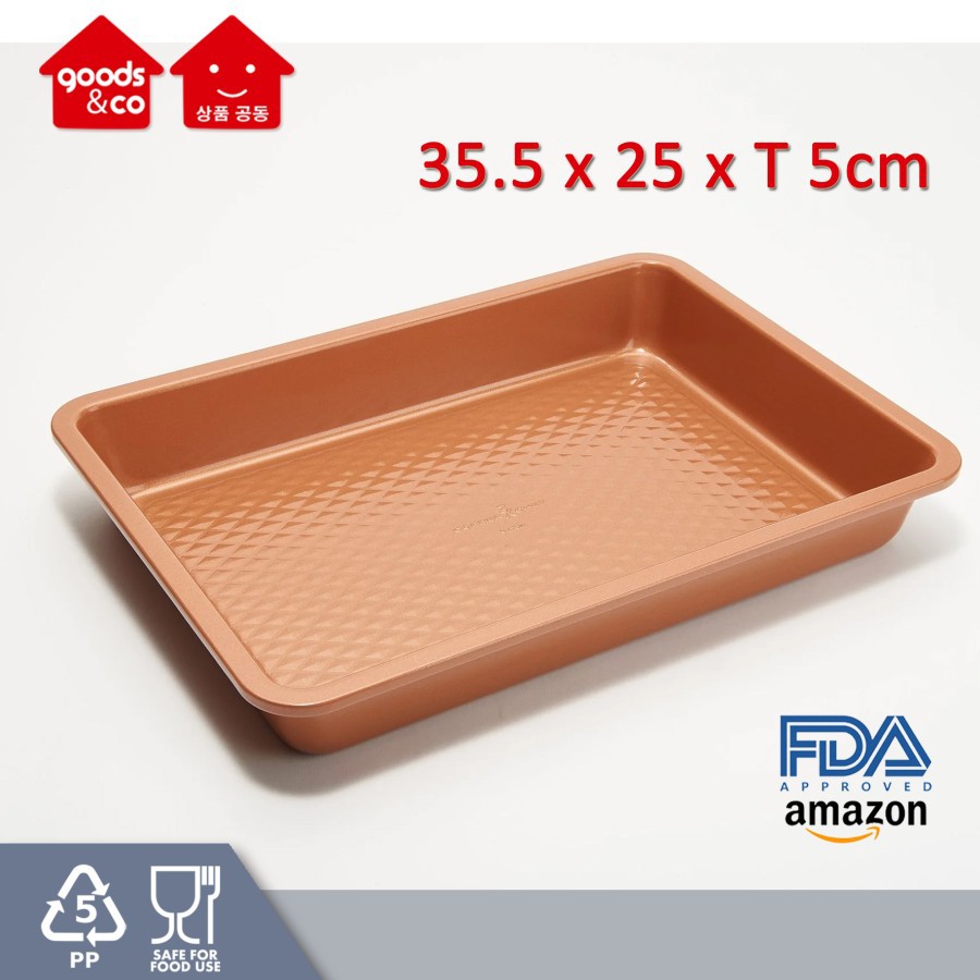 Baking Tray Anti Lengket/ Loyang baking / Bahan Copper Carbon Steel