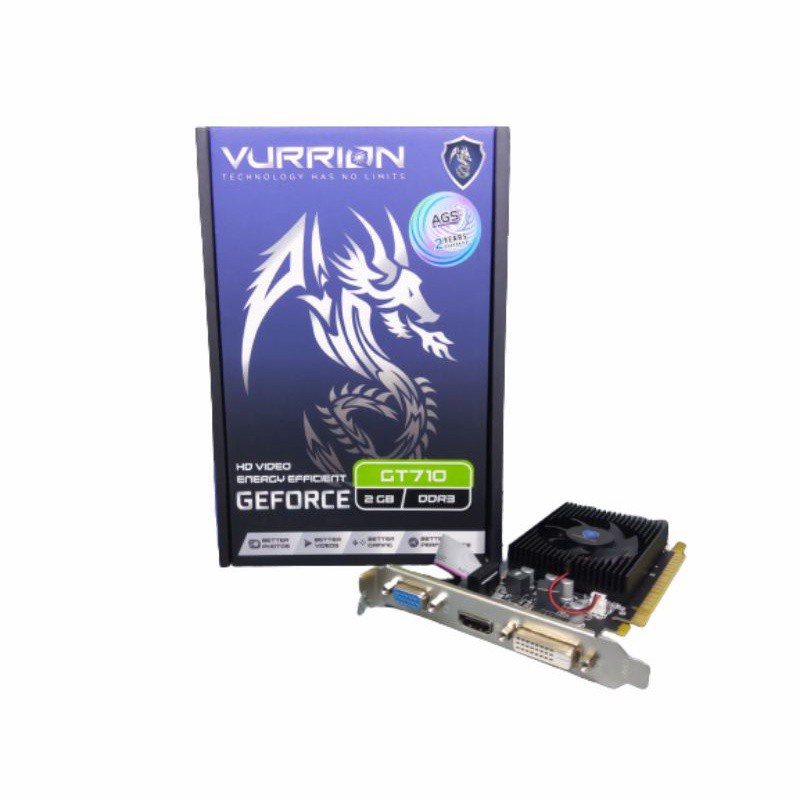 VGA NVIDIA GEFORCE GT710 2GB DDR3 VURRION