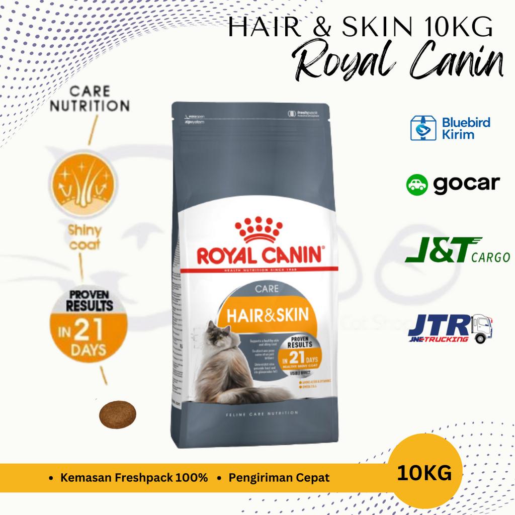 KHUSUS EKSPEDISI MAKANAN KUCING ROYAL CANIN HAIR AND SKIN CARE 10KG 10 KG CATFOOD CAT FOOD