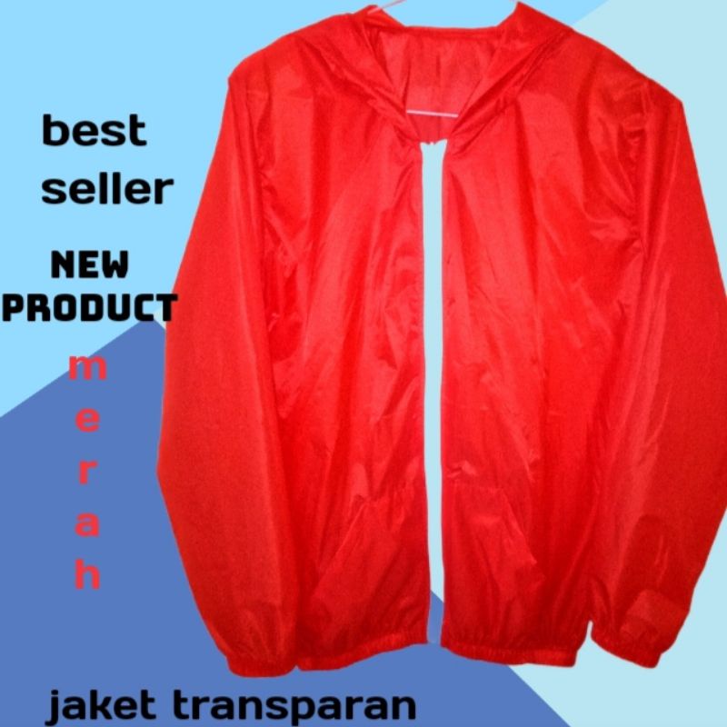 jaket transparan Anti sinar UV jaket trend Korea