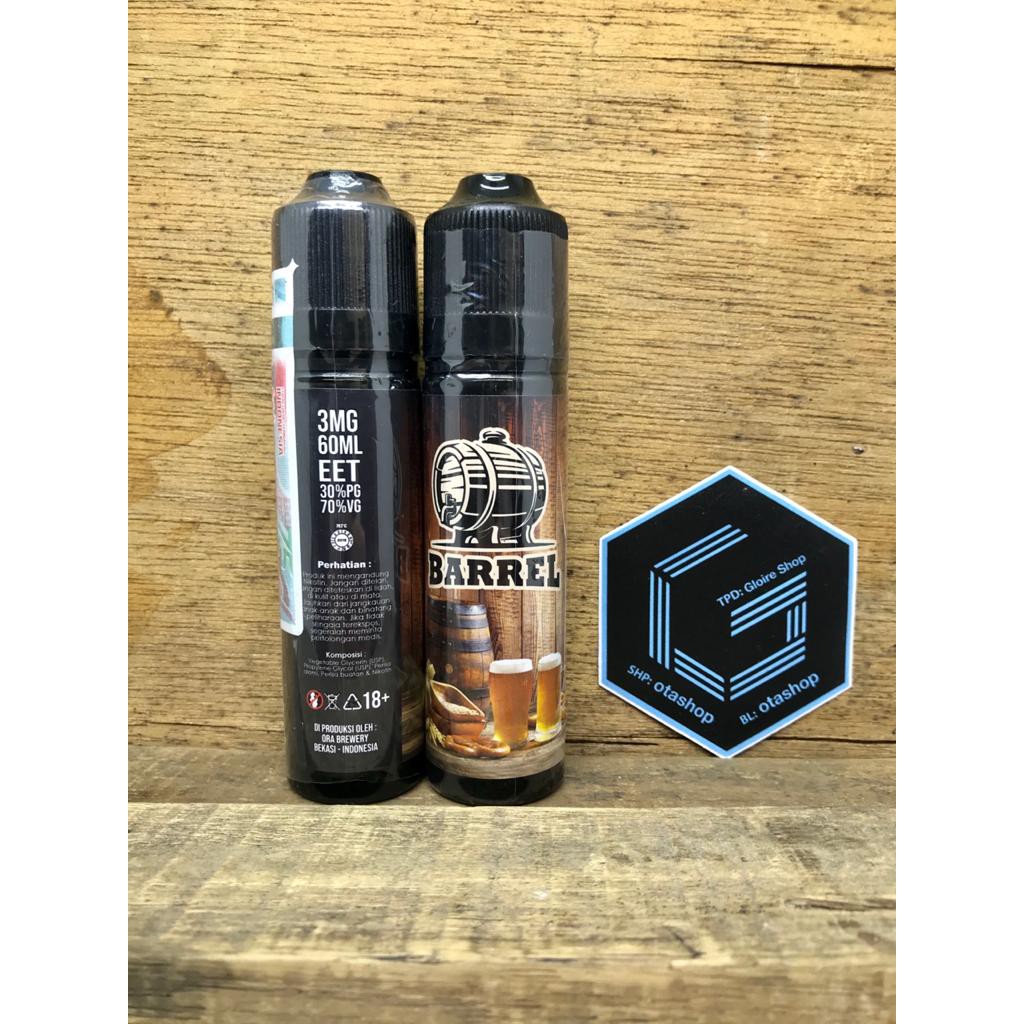 Barrel Soda Beer by Ora Brewery 60ml 3mg liquid vape vapor barel pita cukai ice barell