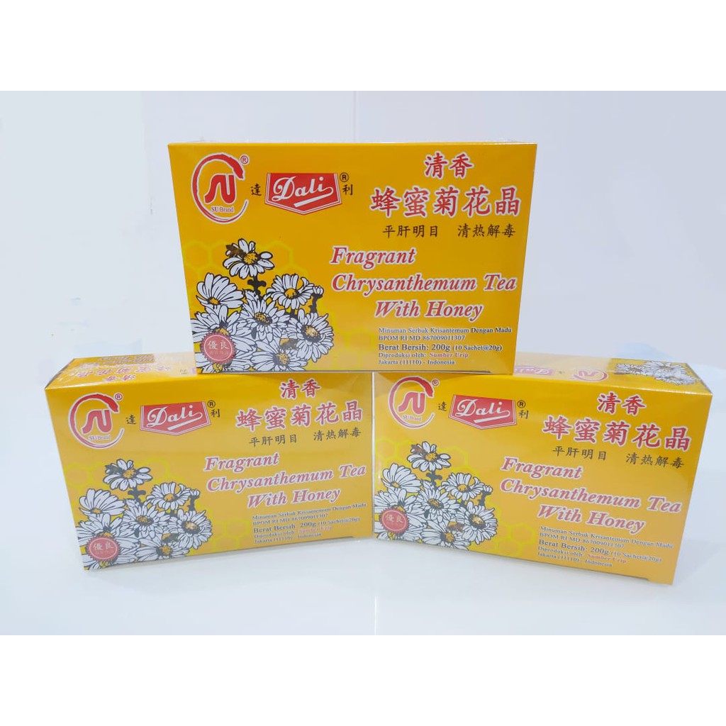 

Dali Fragrant Chrysanthemum Tea Honey Teh Bunga Kembang Krisan Madu chrysantenum 200gr 200 gr