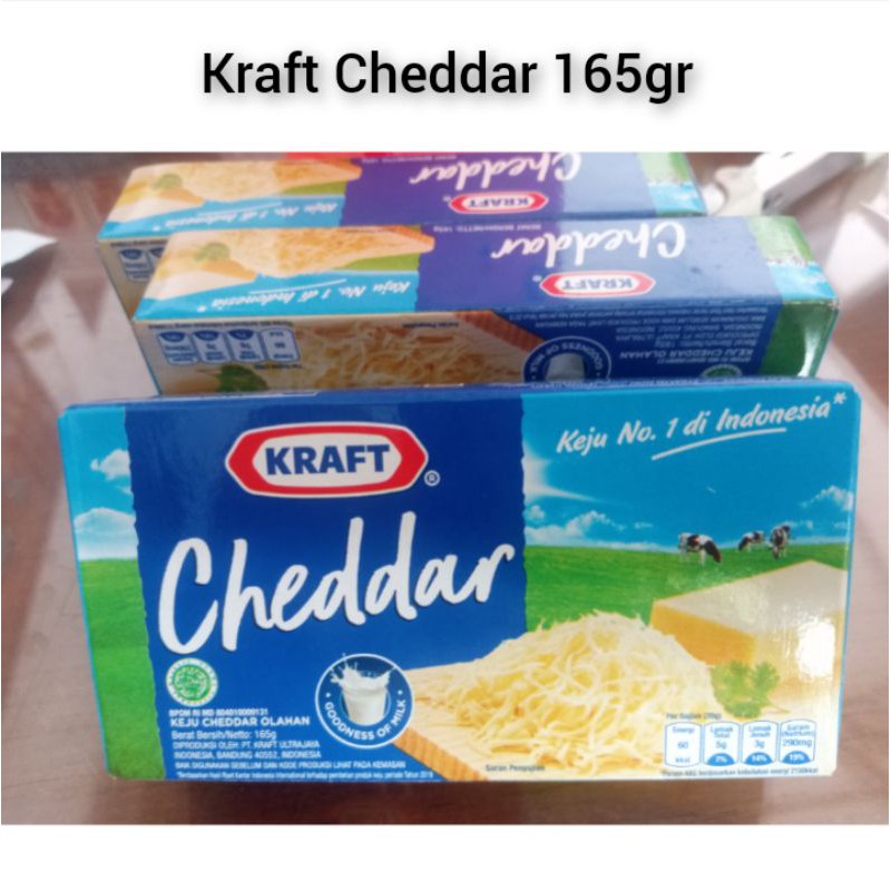 

Kraft Keju Cheddar Olahan 165gr