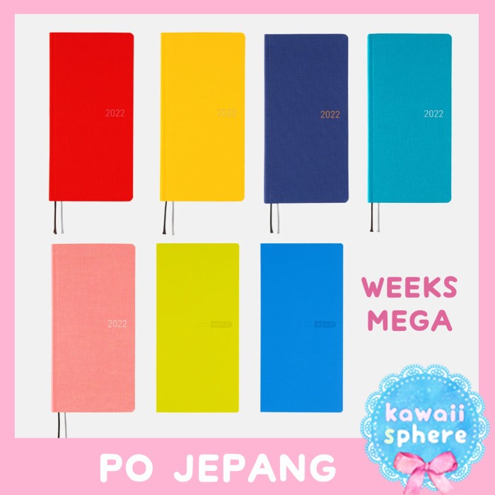 

[RESTOCK] Hobonichi Techo 2022 Weeks MEGA | Hobonichi 2022 - Fresh Lime