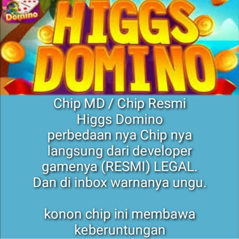 Chip Higgs Domino Md Ungu Koin Sakti Shopee Indonesia