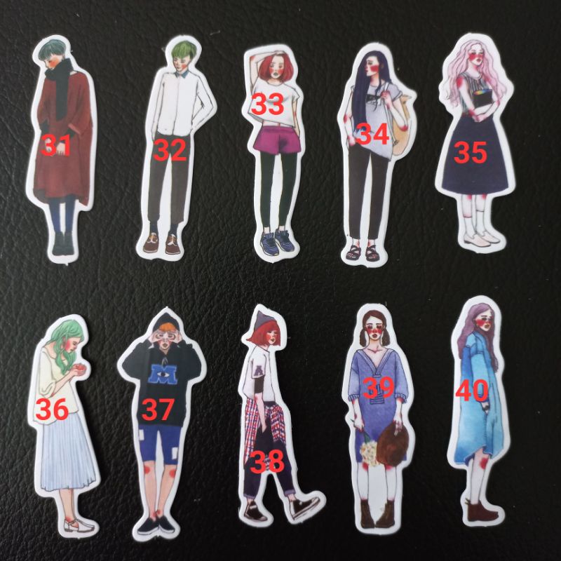 

Stiker Dekoratif Girl Aesthetic Scrapbook Diary Journal Agenda Bebas Pilih Sesuka Hati 1-50