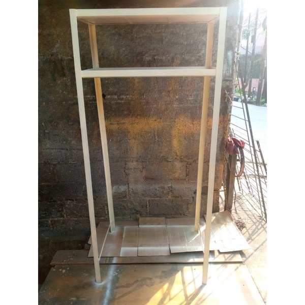 RAK MESIN CUCI BISA CUSTOM UKURAN BENTUK TINGGI LEBAR DAN TINGKATAN BESI LEMARI BERTINGKAT SERBAGUNA