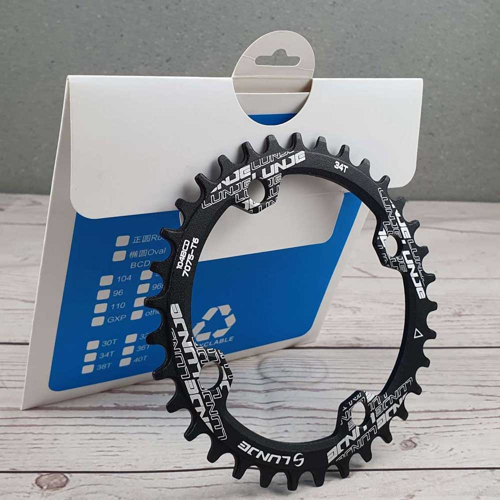 Gigi Sprocket Sepeda Crankset Aluminium 34T Murah - hitam