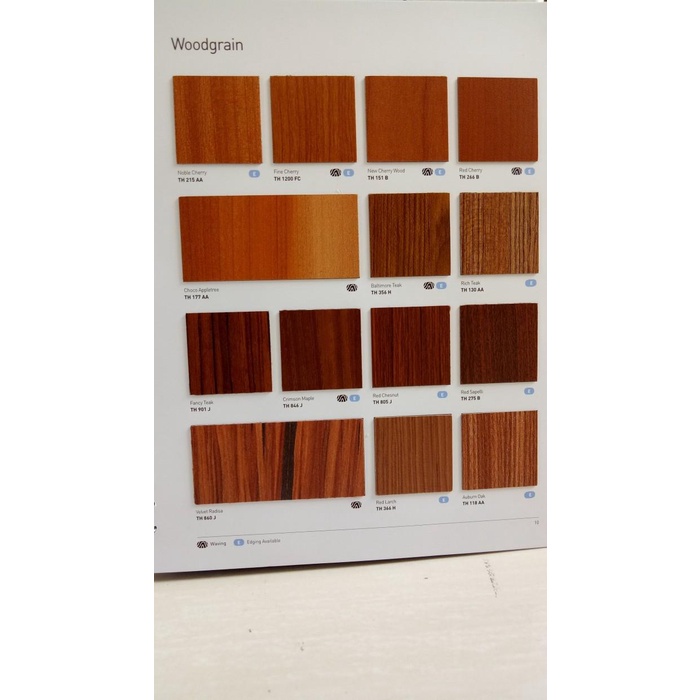 HPL TACO WOODGRAIN (URAT KAYU) TIPE AA, B, H