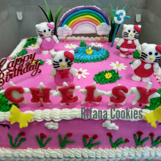 Download 770 Koleksi Gambar Hello Kitty Kue Ultah  