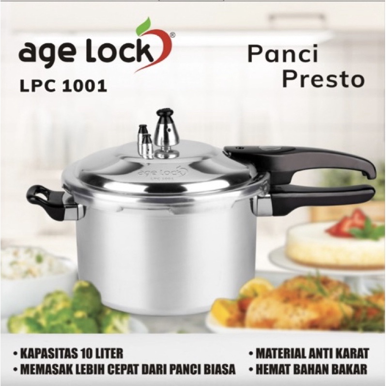 AGE LOCK Panci Presto 10 Liter / Pressure Cooker LPC 1001