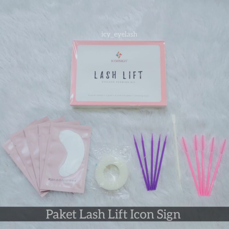 Paket Lash Lift Murah Paket Komplit Untuk Pemula IC0N. Mei. sheng Keriting Bulu Mata termurah halal pelentik bulu mata