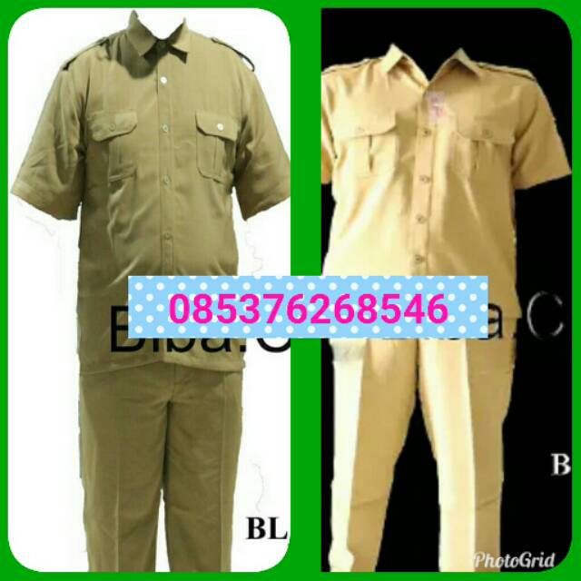 Baju Setelan Pemda Dinas Pdh Guru Pns Pria