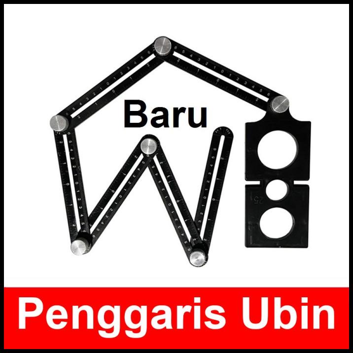 

Heaven | Penggaris Lipat 6 Sudut Siku Pola Multifungsi Alat Ukur Keramik Lubang