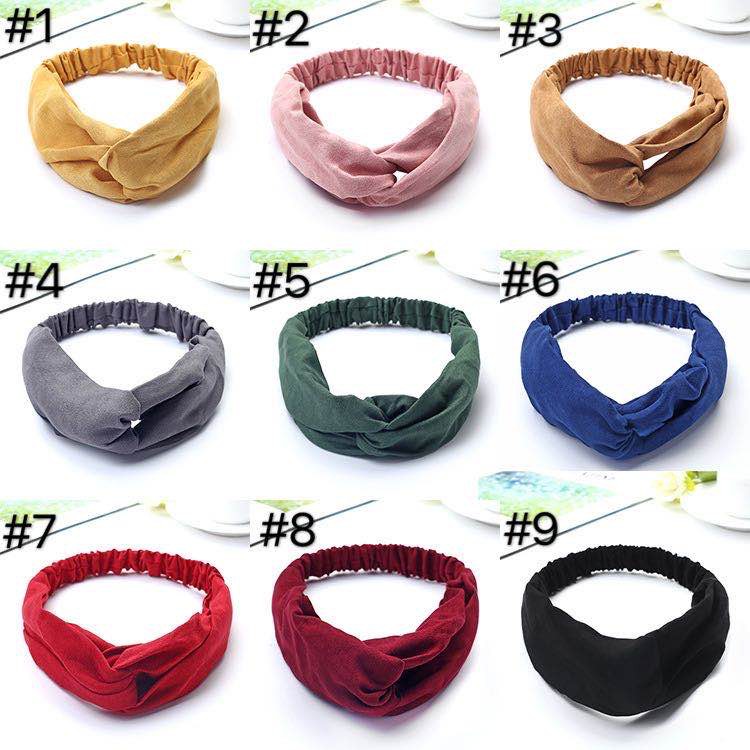 Bando Rambut Korea Bandana Rajut Aksesoris Wanita Karet Bando/Bandana Simpul