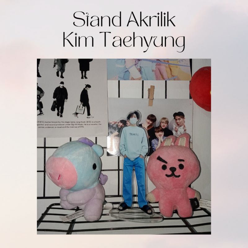 Star Stand Figure Akrilik Acrylic BTS Kim Taehyung V KPOP/Custom Figure